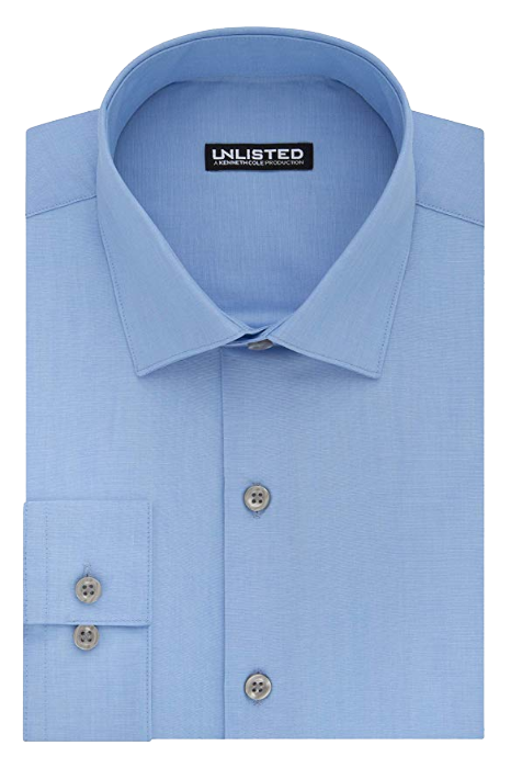 Slim fit blue shirt by Kenneth Cole