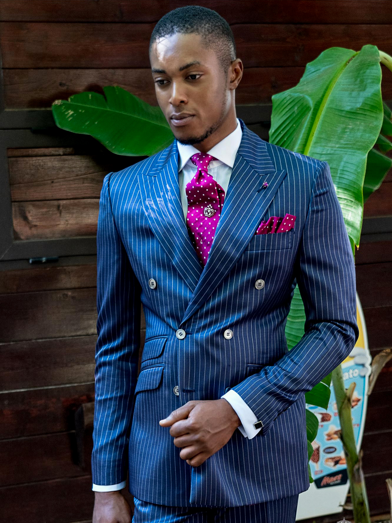 Wear Pinstripe Suit With Style – Flex Suits