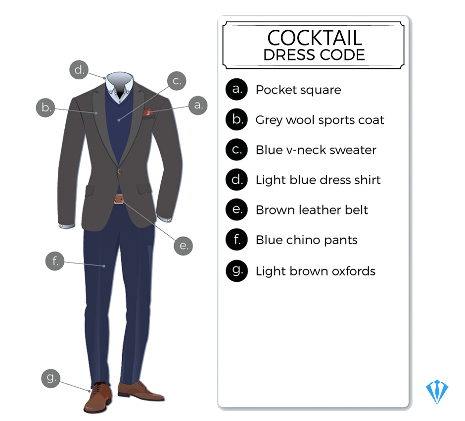 Форма одежды коктейль для мужчин