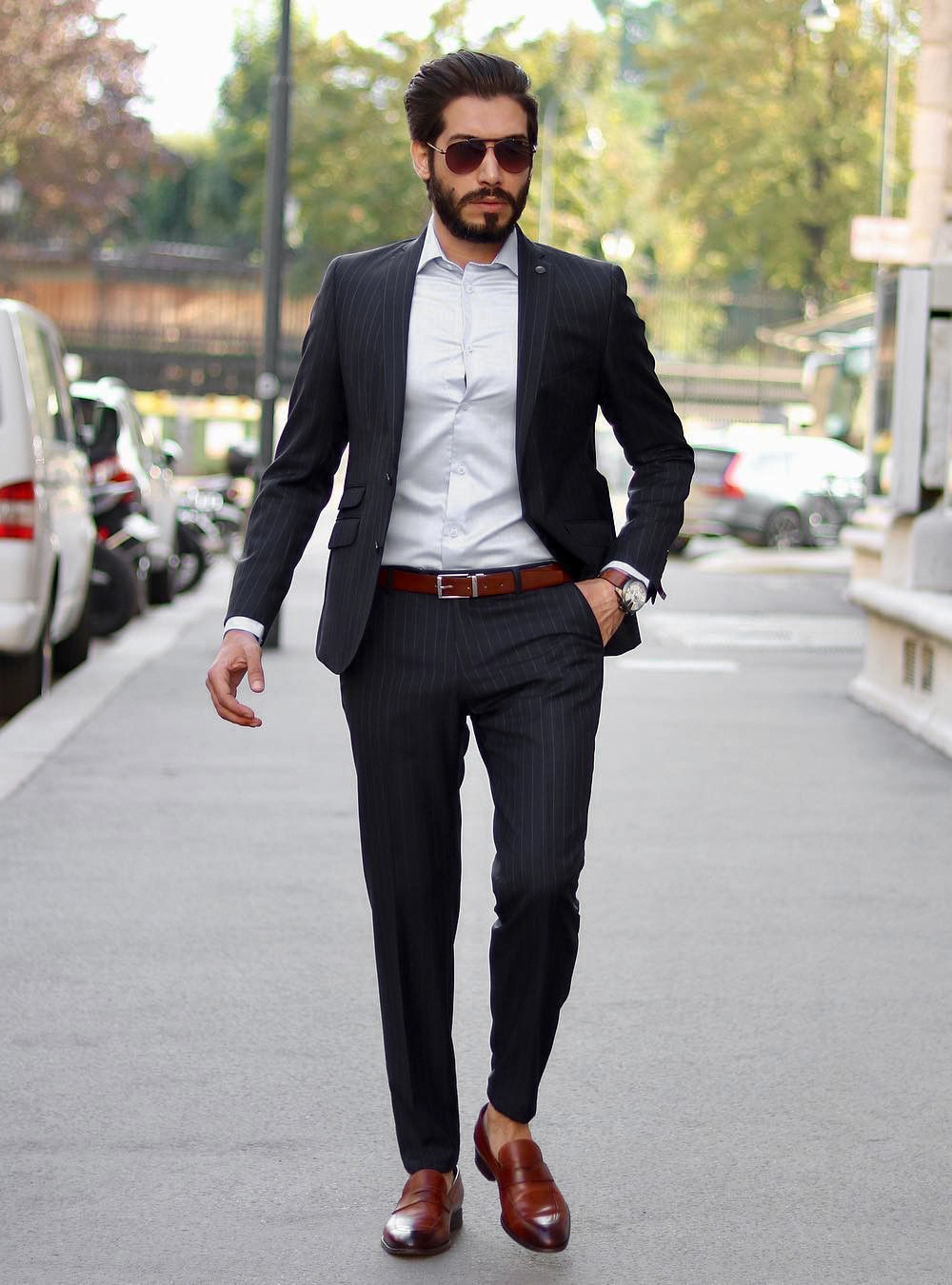 Discover 71+ black trousers and brown shoes - in.duhocakina