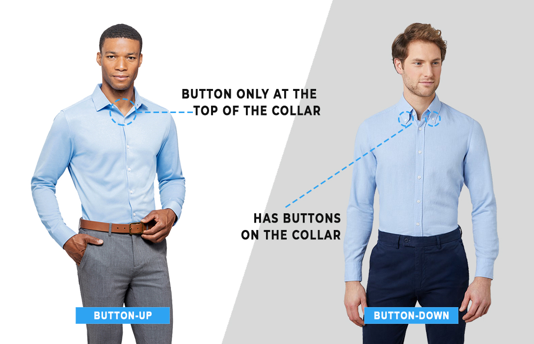 Button Up Vs Button Down Shirt – What's the Difference?