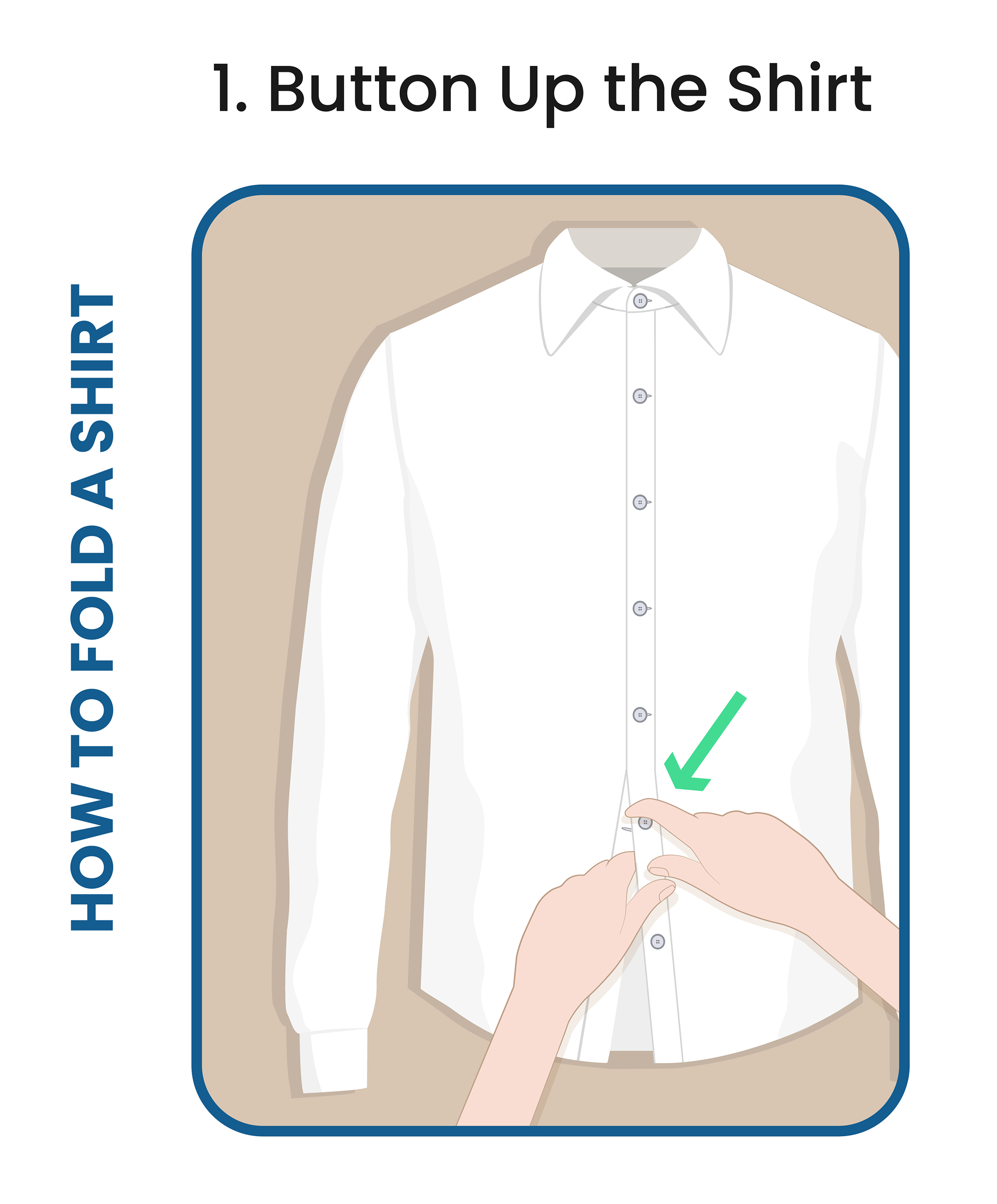 How to Fold a Dress Shirt for Travel - Suits Expert