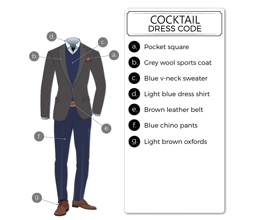 cocktail dress code attire men