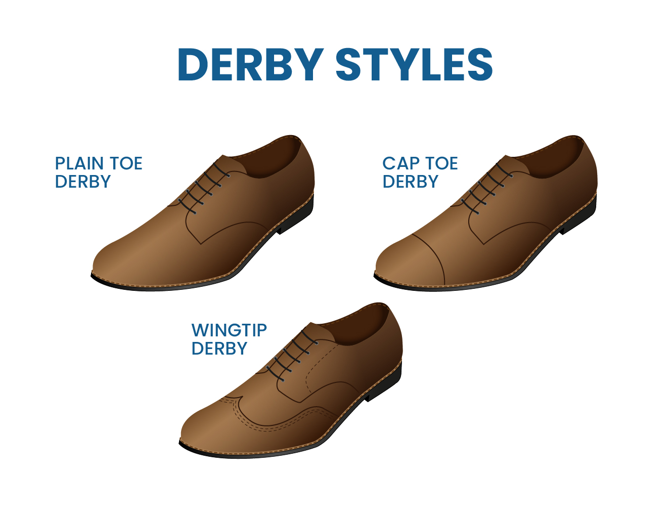 Top more than 162 types of derby shoes latest - kenmei.edu.vn