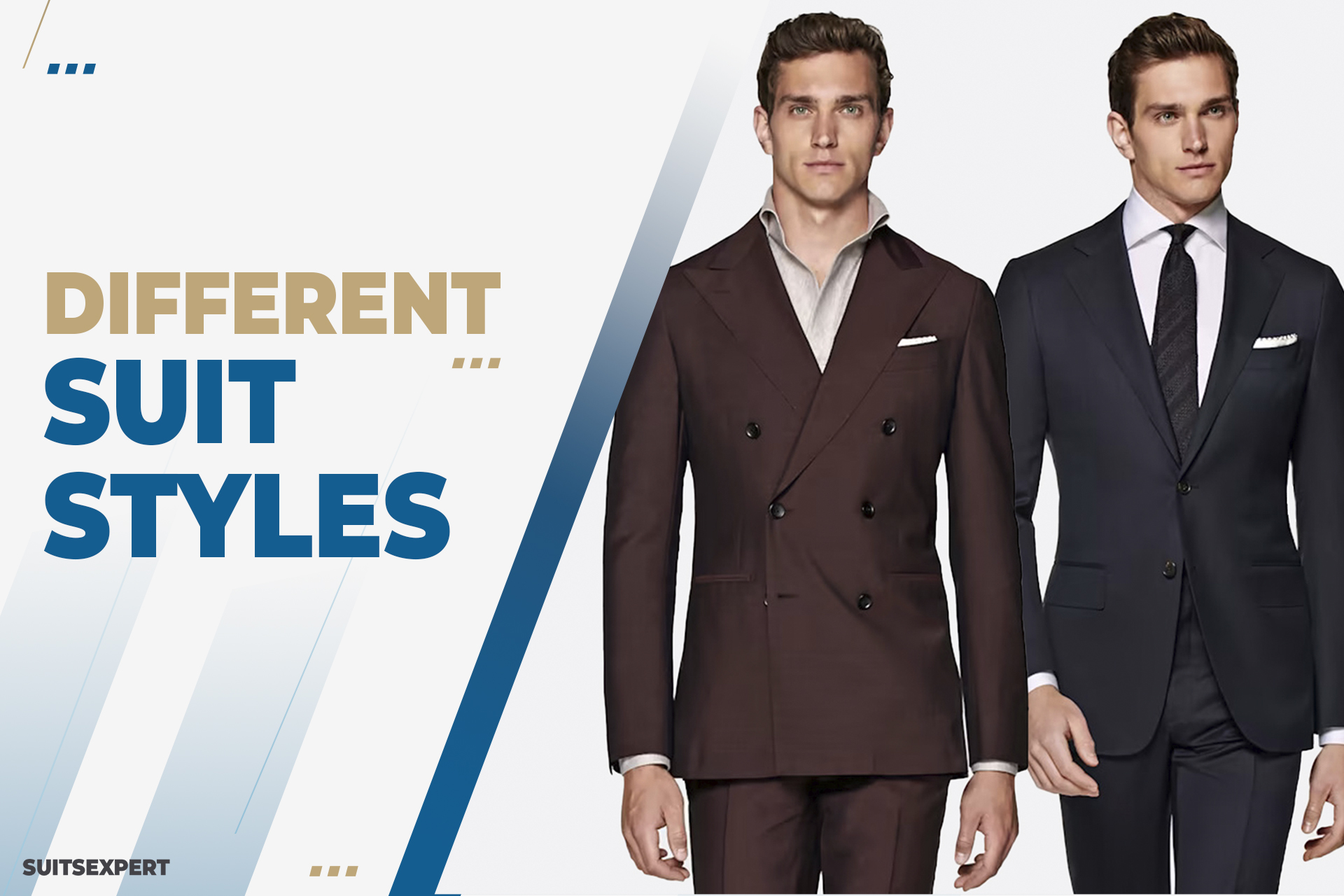 different suit styles and types for men cover
