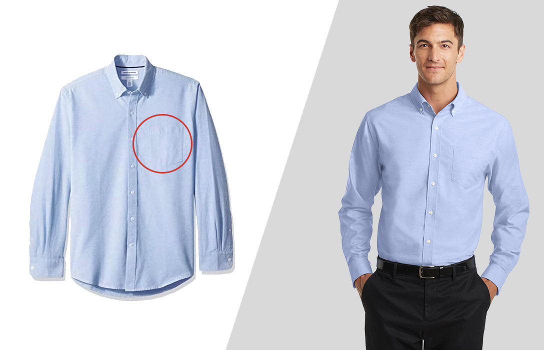 Men's dress shirt guide: with or without a pocket? Here's how to