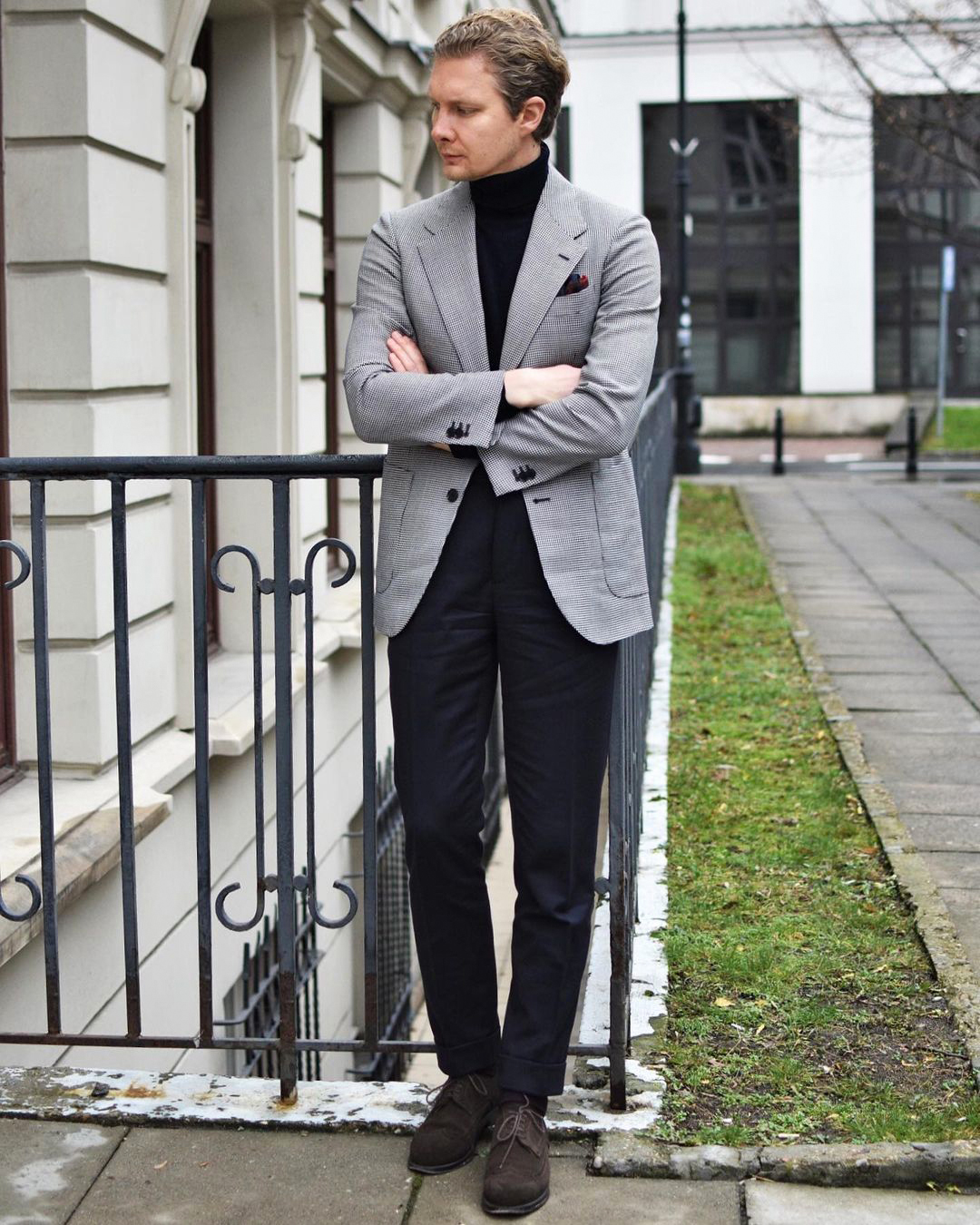 Trousers to wear with grey jackets  Reader question  Permanent Style