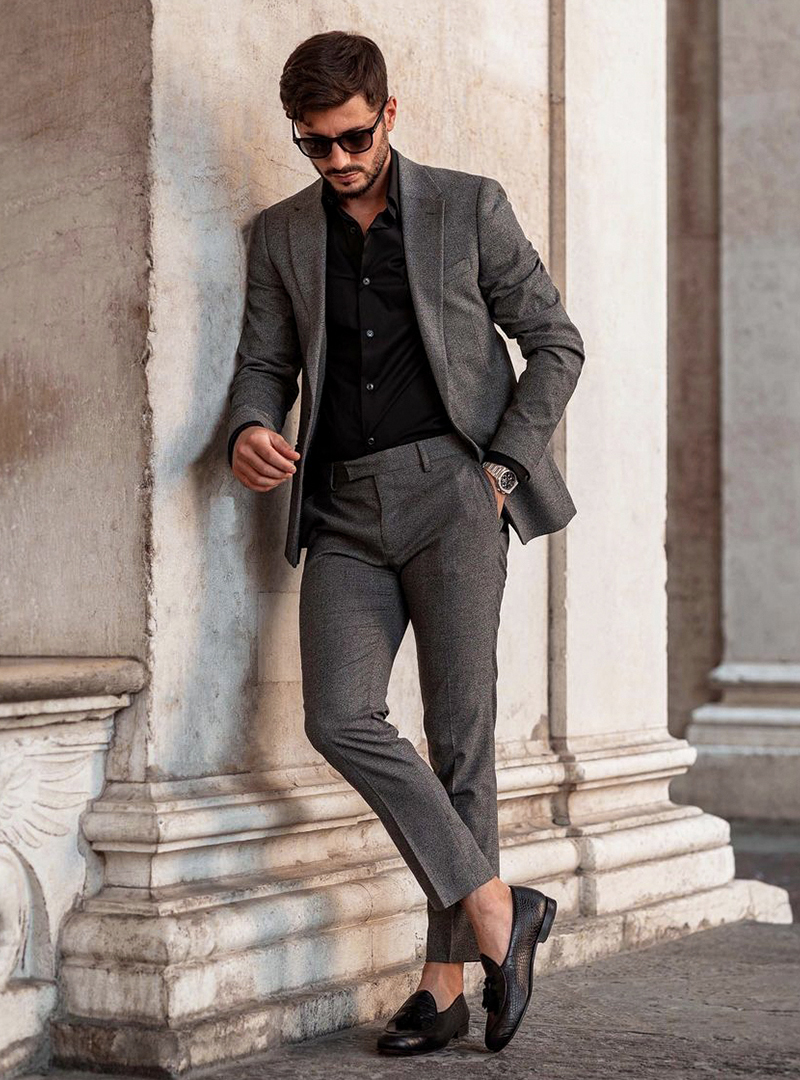 Gray Suit Combinations For Men | gungeek.net