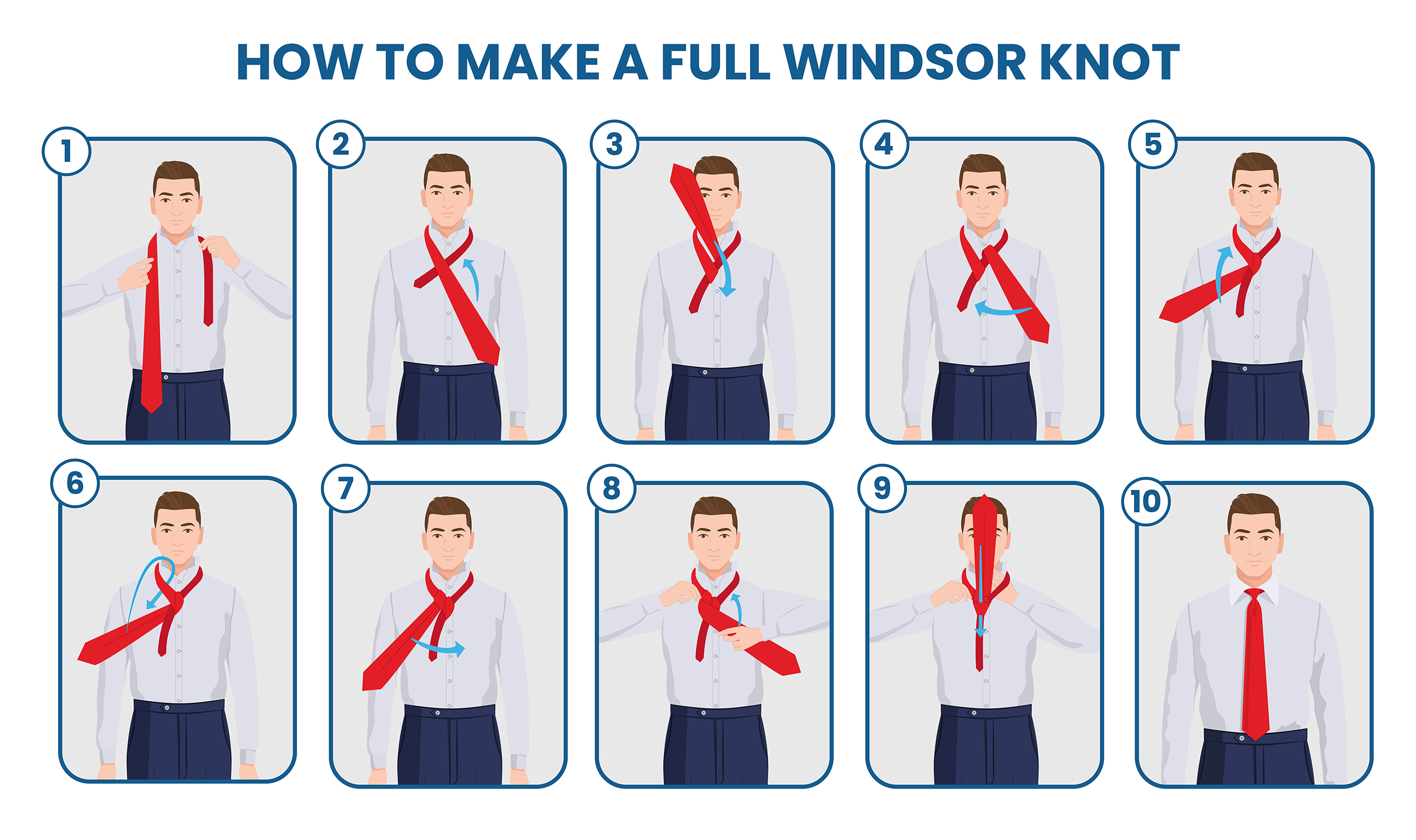 How to Tie a Windsor Knot: Full & Half-Windsor - Suits Expert