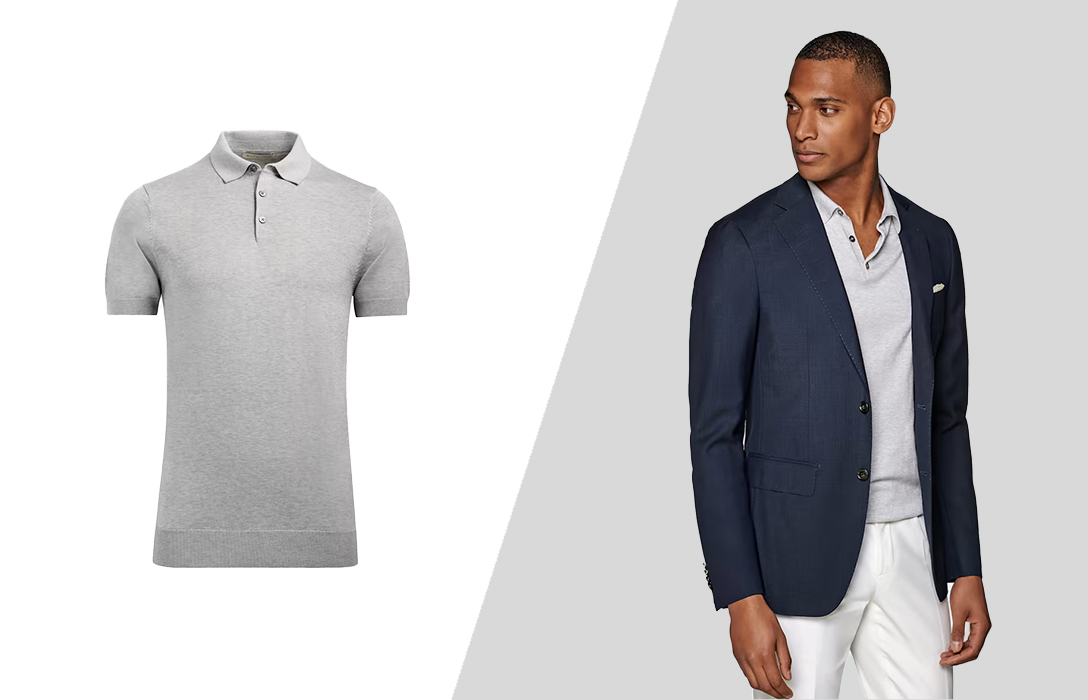 14 Stylish Polo Shirt with Blazer Outfits for Men - Suits Expert