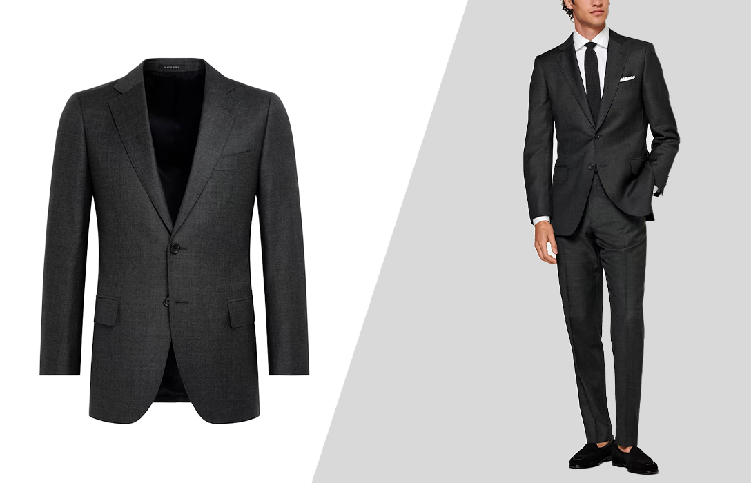 charcoal gray suit combinations