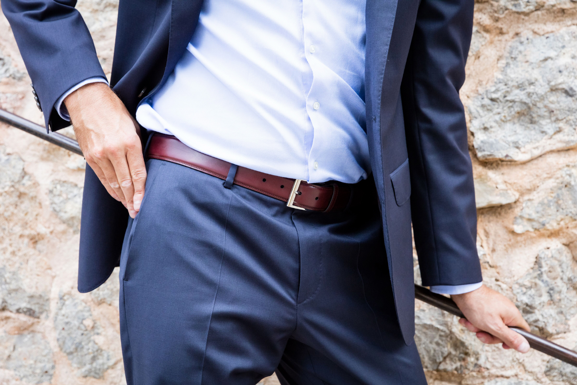 Can I wear a brown belt with black pants? - Quora