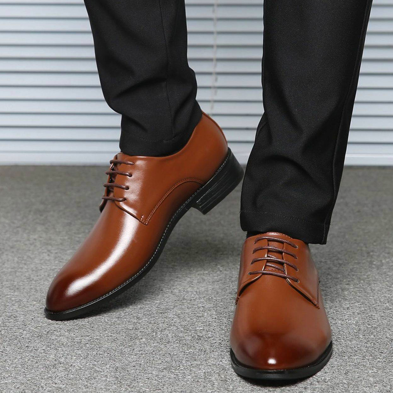 Total 54+ imagen brown dress shoes outfit - Abzlocal.mx