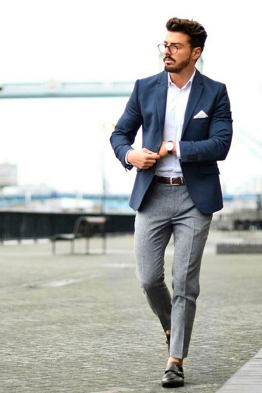 What pants should I wear with a gray blazer  Quora