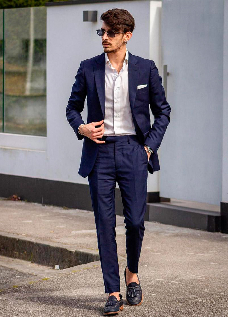 Ekspert Ung linse Stylish & Simple Ways to Wear Loafers with a Suit - Suits Expert