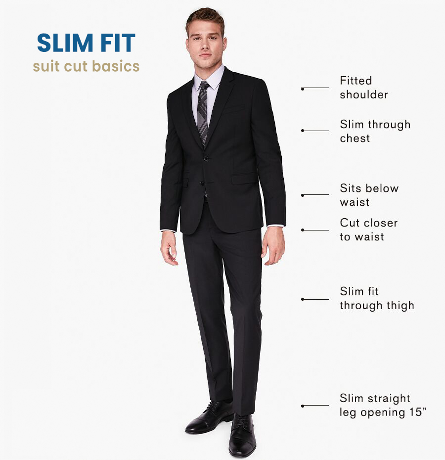 WE Fashion SLIM FIT - Suit trousers - blue/dark blue - Zalando.de