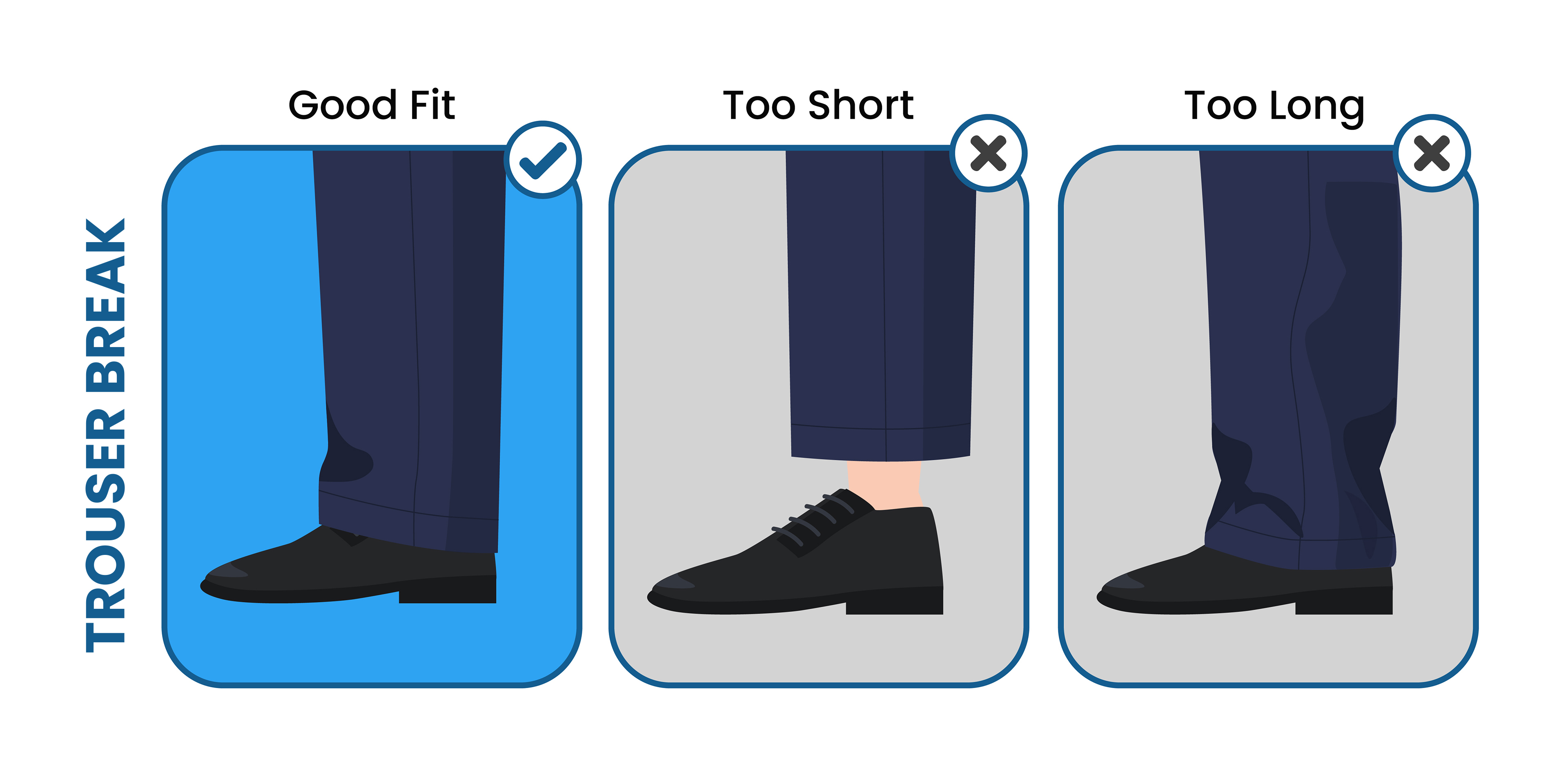 Proper length of men's pants: how long they must be?