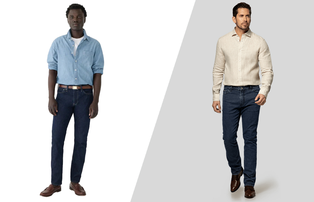 Dress Shirt with Jeans Outfits for Men - Suits Expert