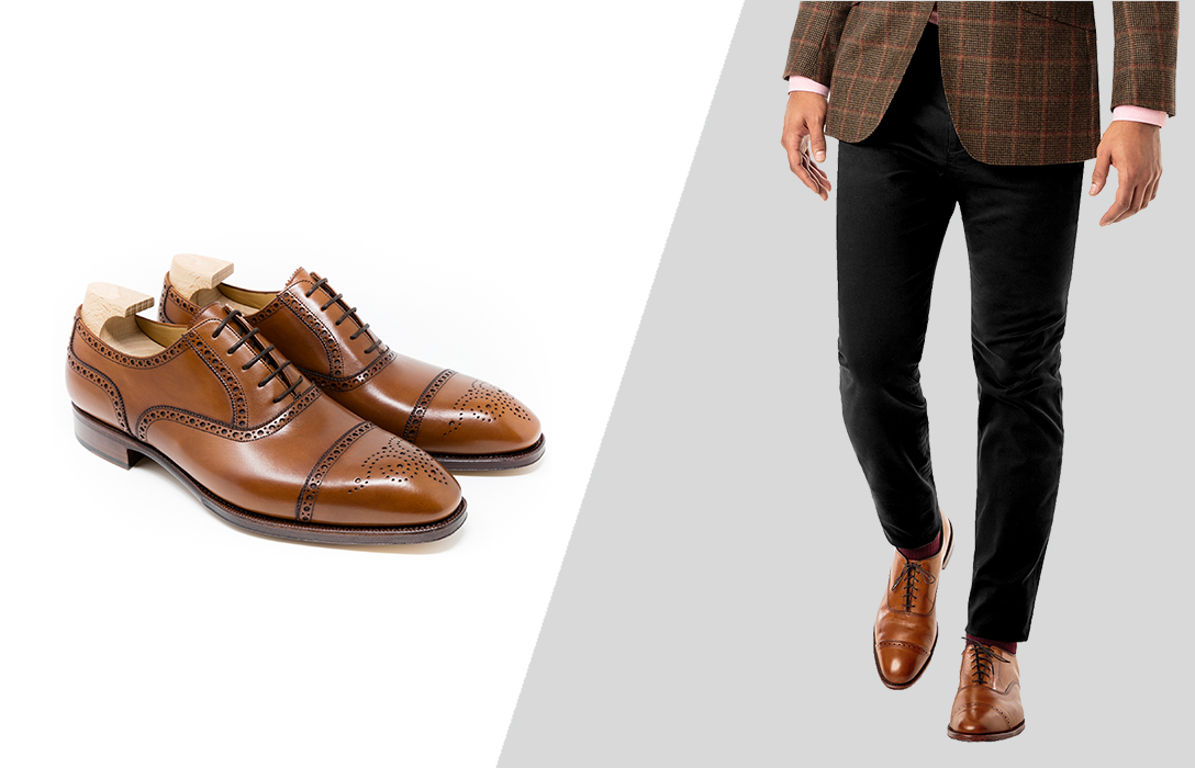 How To Match Black Shoes – Visual Guide To Coordinating Trousers -