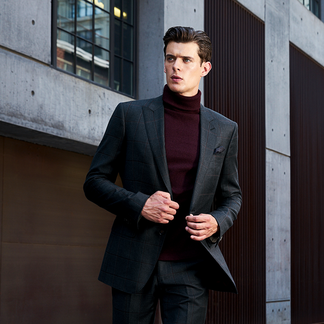 How To Master The Turtleneck With A Suit Look Suits Expert