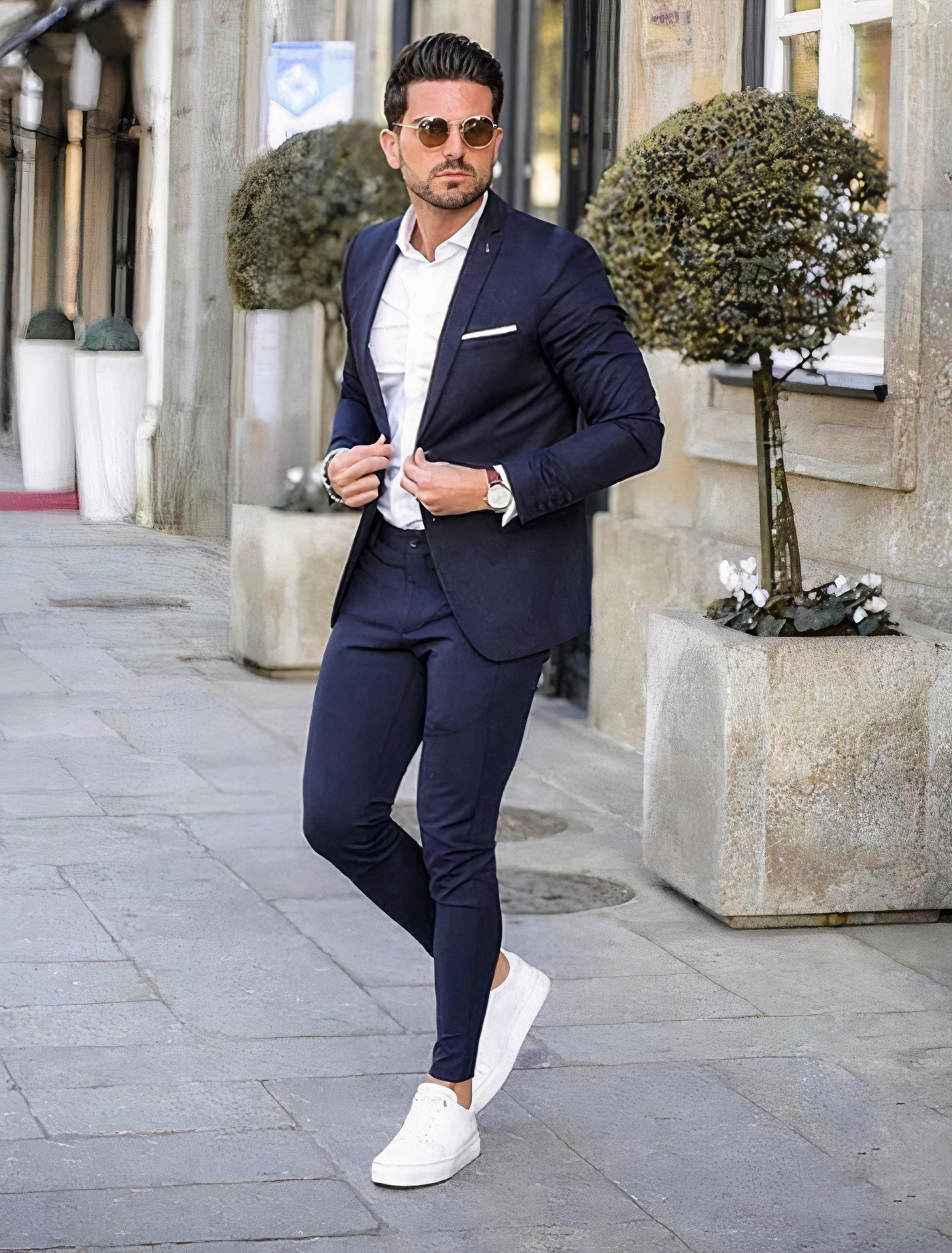 Grey Two Pieces Suit For Men Casual Suit For Men Formal Men, 45% OFF