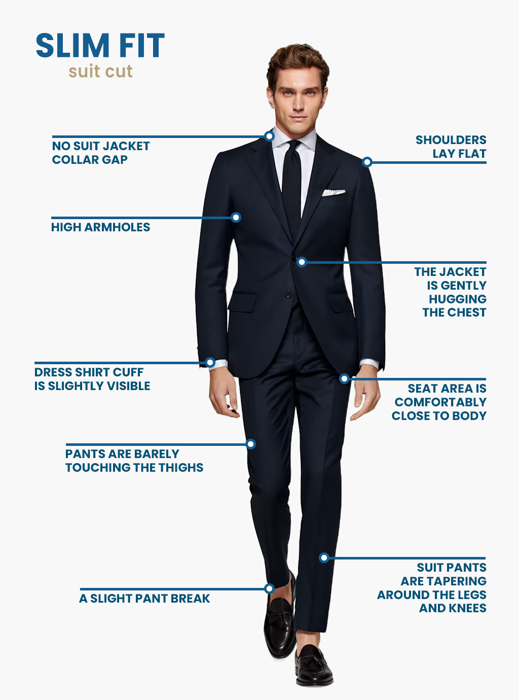 Navy Blue Tuxedo Pants | Suits for Weddings & Events