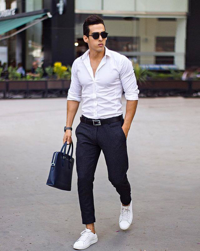 How To Wear Men S White Dress Shirt Suits Expert